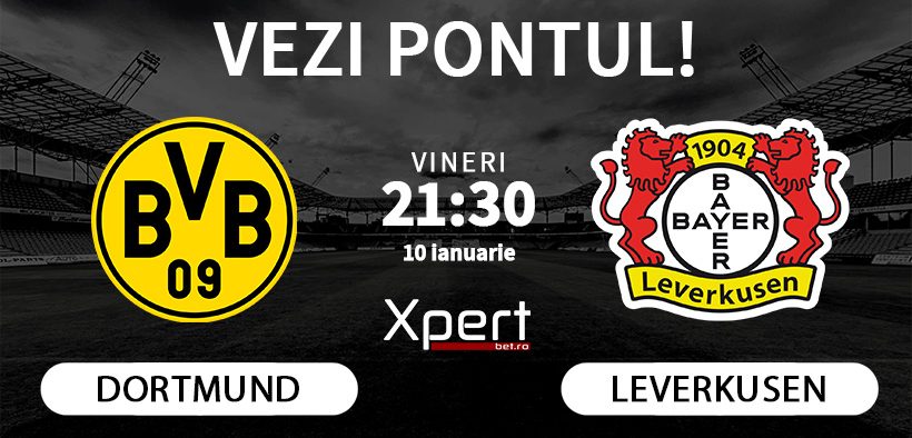 Dortmund vs Leverkusen Ponturi Bundesliga 10.01.25