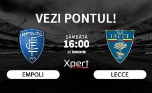 Empoli vs Lecce Ponturi Serie A 11.01.25