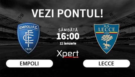 Empoli vs Lecce Ponturi Serie A 11.01.25