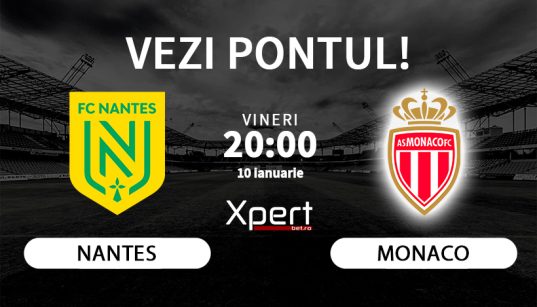 Nantes vs Monaco Ponturi Ligue 1 10.01.25