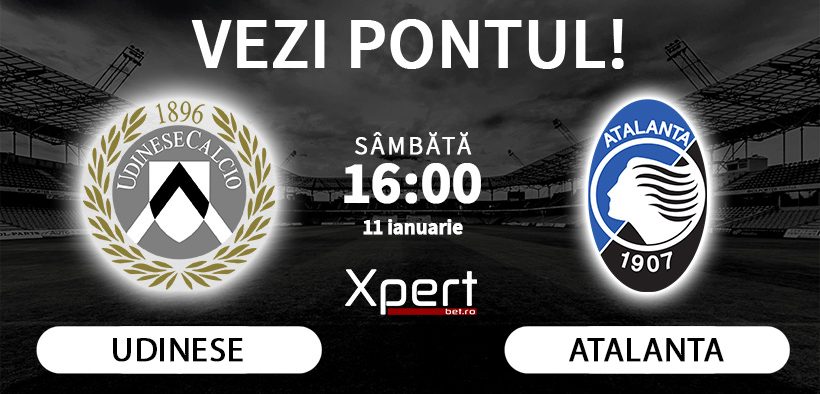 Udinese vs Atalanta Ponturi Serie A 11.01.25