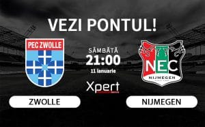 Zwolle vs Nijmegen Ponturi Eredivisie 11.01.25