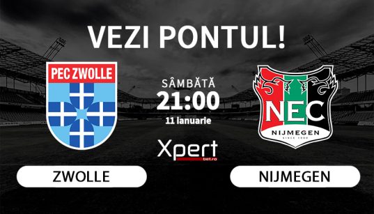 Zwolle vs Nijmegen Ponturi Eredivisie 11.01.25